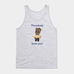 Thumbody loves you! - Groot Tank Top